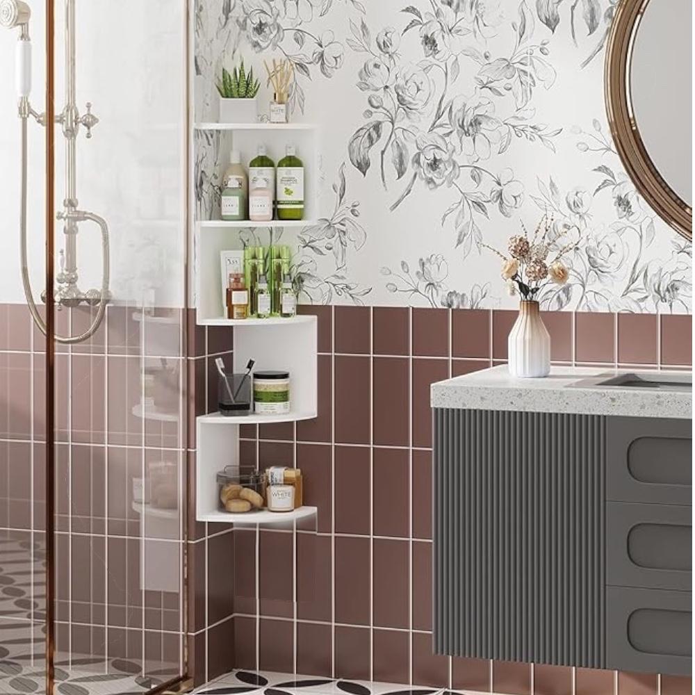 🏡 Organiza tu hogar con estilo: Esquinero Flotante 5 Niveles.